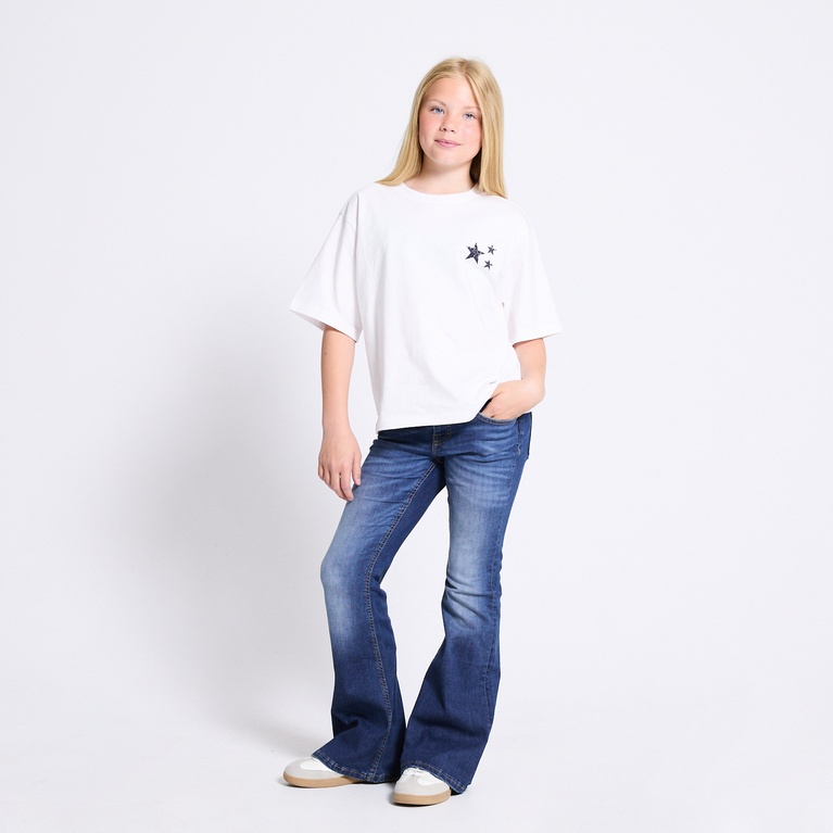 Boxy printed tee "Sissela"
